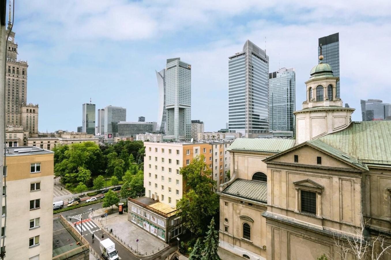 Cinnamon Apartment Metro Swietokrzyska Warschau Buitenkant foto